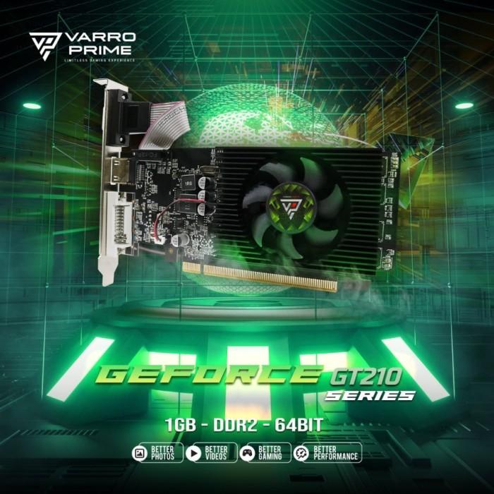 VGA CARD VARRO GT210 1GB DDR2 64BIT NVIDIA GEFOCE MURAH
