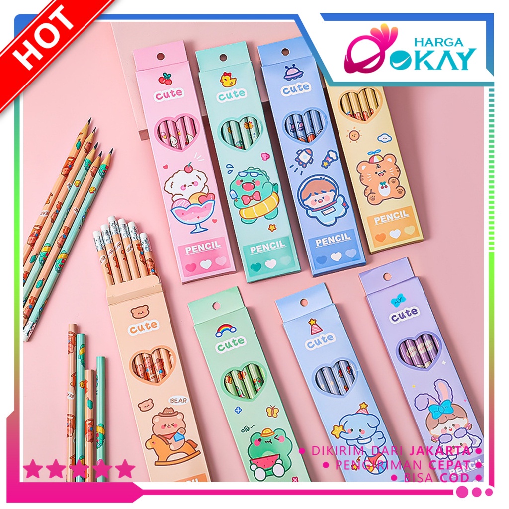 

HO Pensil Penghapus Set isi 10 Pcs Motif Lucu Alat tulis Set isi 10pcs Karakter Set 10 IN 1 Stationery Set Lucu Karakter Set Perlengkapan Alat Tulis Sekolah Anak-Anak TK Murah