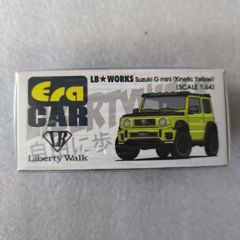 ERA CAR 1/64 LB WORKS SUZUKI G MINI KINETIC YELLOW