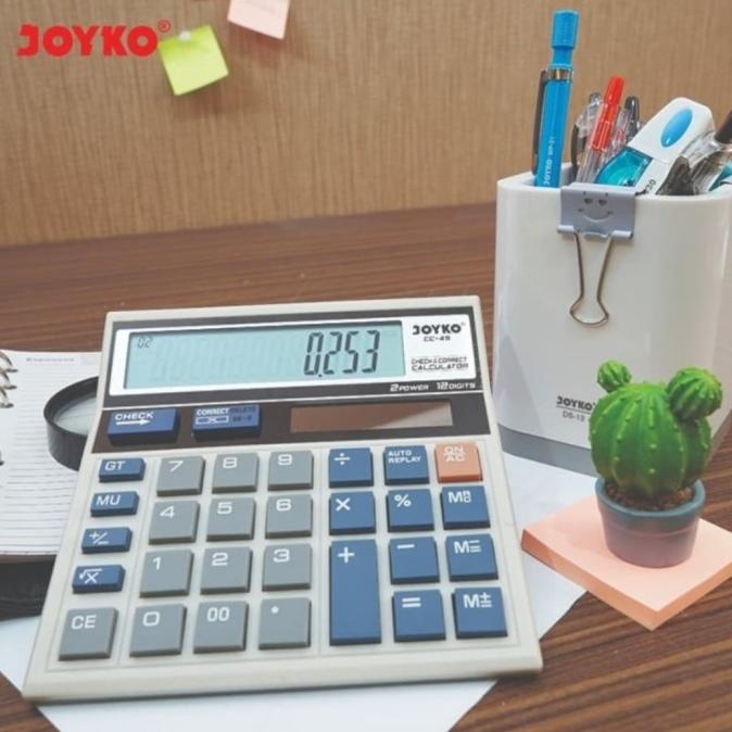 

Baru JOYKO CC-45 Check & Correct Calculator Kalkulator Bisa Cek Ulang CC45 .,