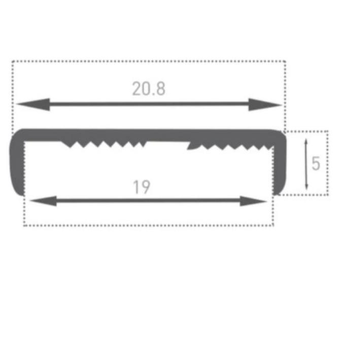 Berkualitas EDGING ALUMINIUM 0M24 RATA OMEGA|EDGING EA17 BLACK |GOLD|PASIR|DLL 