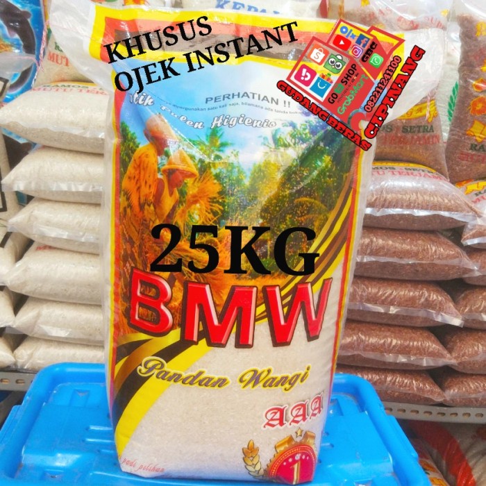 

BERAS SUPER BMW AAA ASLI PANDAN WANGI 25KG