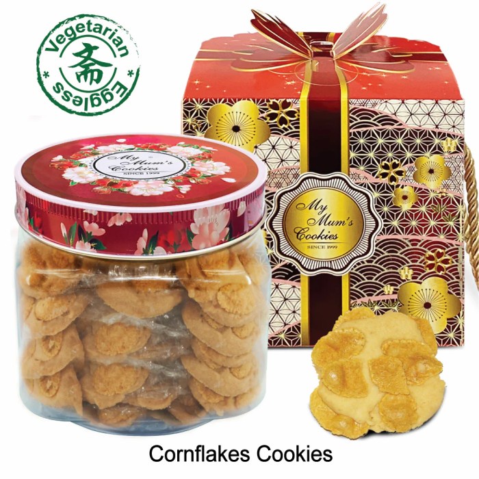 

MY MUM'S COOKIES CORNFLAKES COOKIES (VEGETARIAN)