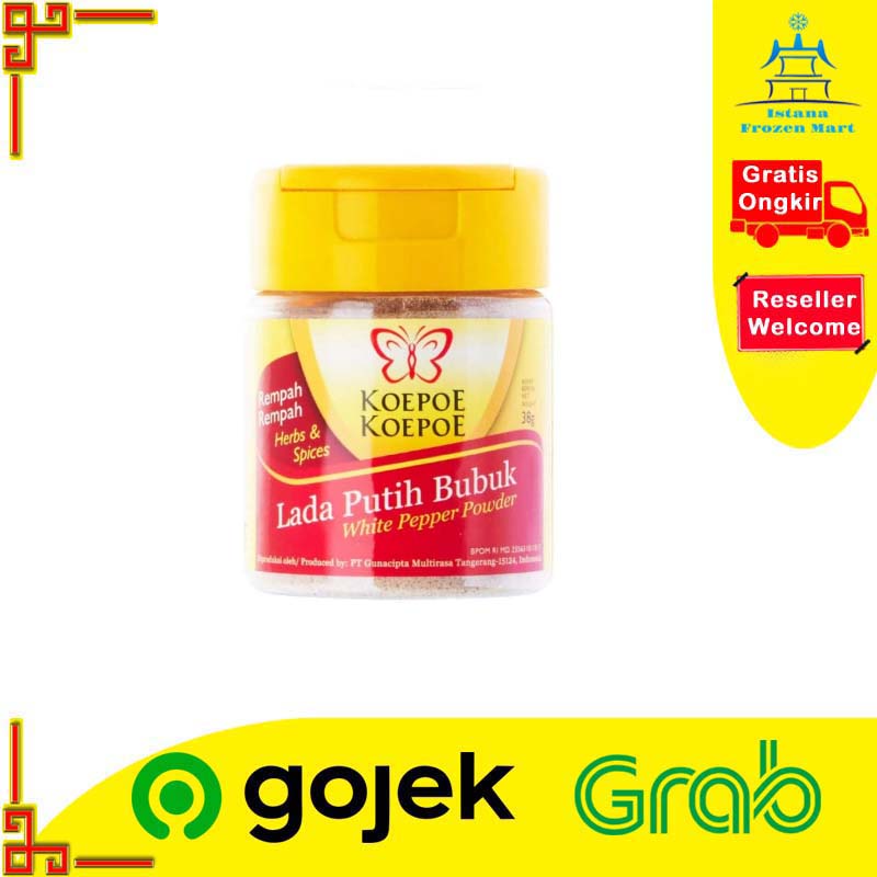 

Lada Putih Bubuk Merica White Pepper Powder 38 Gram - KOEPOE KOEPOE