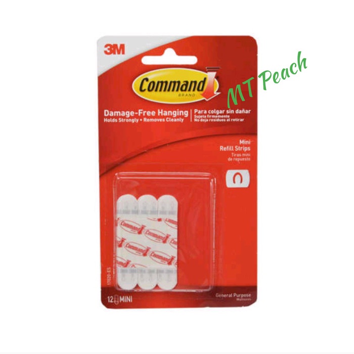 

Terbaru 3M Command Strip Isi Ulang Mini Decorating Clip Refill Strips Command Promo Terlaris