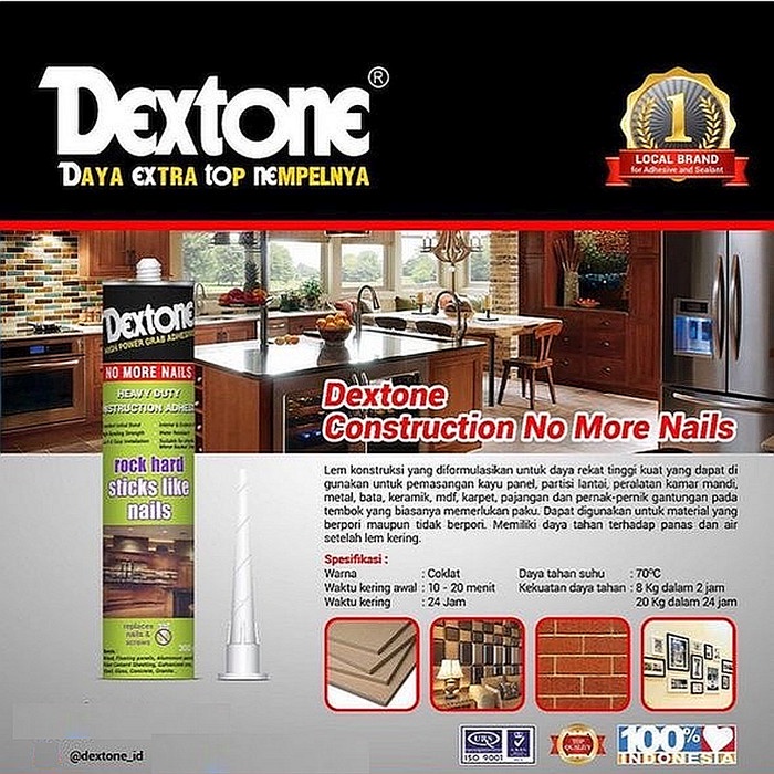 

Terbaru Dextone Lem Keramik Kayu Pengisi Nat Cela Keramik Retak Lepas 300Ml Promo Terlaris