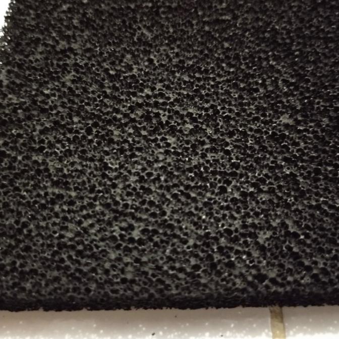 Busa Filter Karbon Aktif / Air Purification 50x50x2cm dan 1cm Hitam