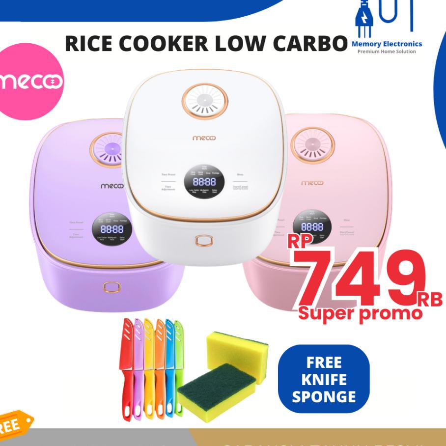 Mecoo Rice Cooker Kecil Estetik Mewah Low Watt