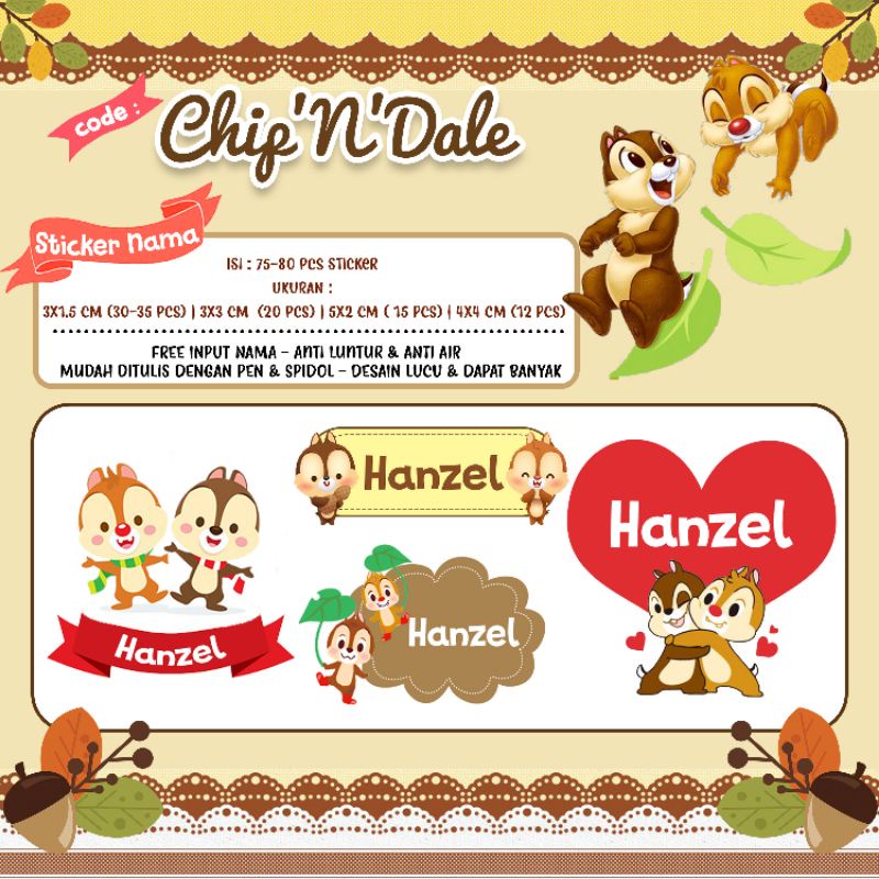 

STICKER LABEL NAMA ANAK WATERPROOF OILPROOF AWET TAHAN LAMA