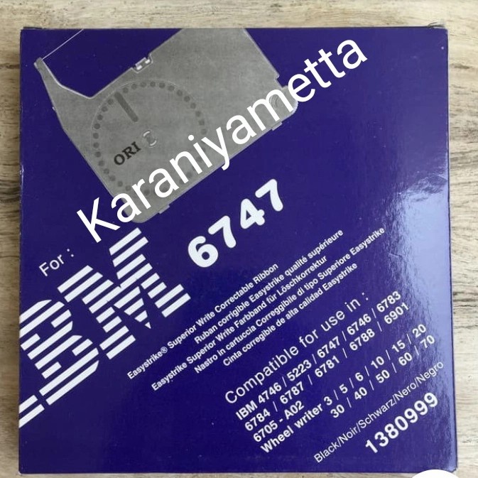 

Pita mesin tik elektronik IBM Wheelwriter 1000 no part 1380999