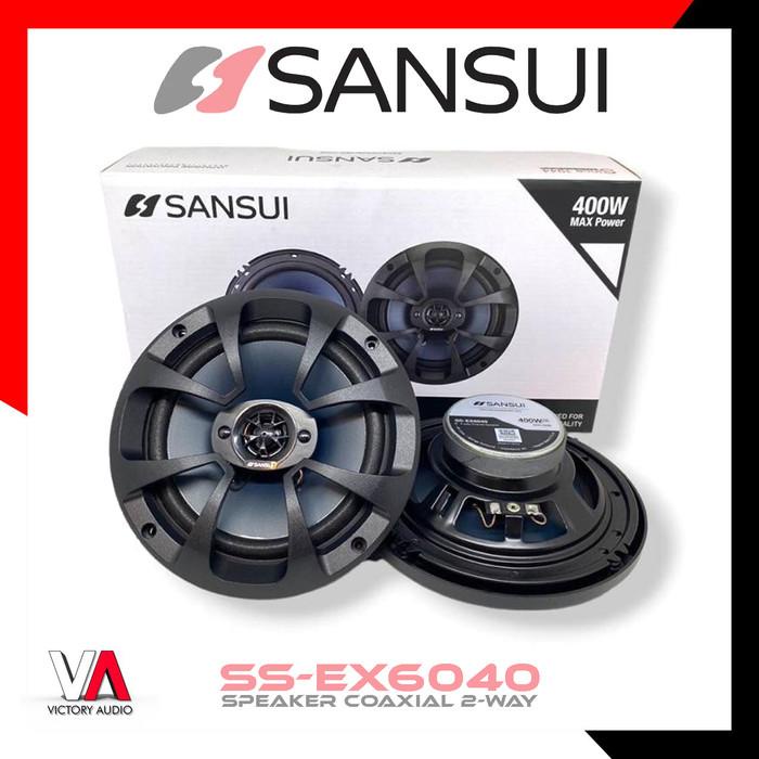 PAKET AUDIO SANSUI FULL SPEAKER PINTU MOBIL SPEAKER SPLIT + COAXIAL