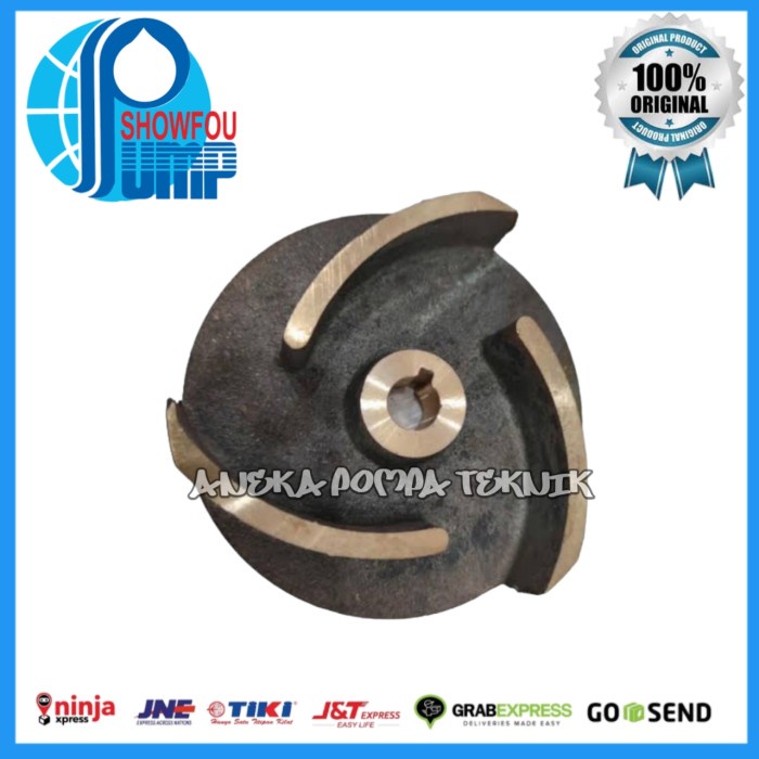 Impeller Pompa Showfou Ks-332 Impeler 4 Kipas Pompa Showfou Original Dan Terpercaya