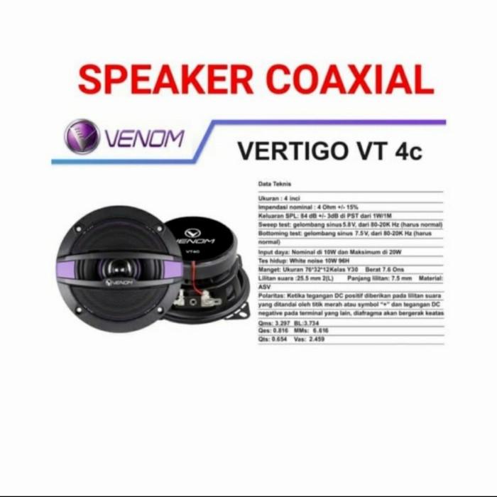 SPEAKER MOBIL 4 INCH VENOM VERTIGO