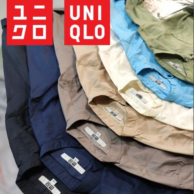 Sale Now Kemeja Pria Lengan Panjang Polos Model Shanghai Kemeja Polos Uniqlo Berkualitas