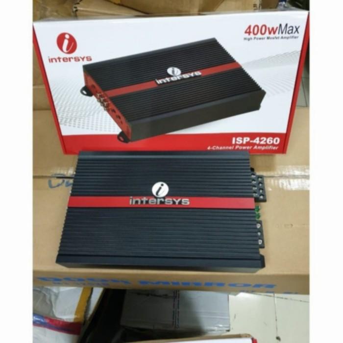 POWER AMPLIFIER 4 CHANNEL INTERSYS ISP-4260 MOBIL UNIVERSAL