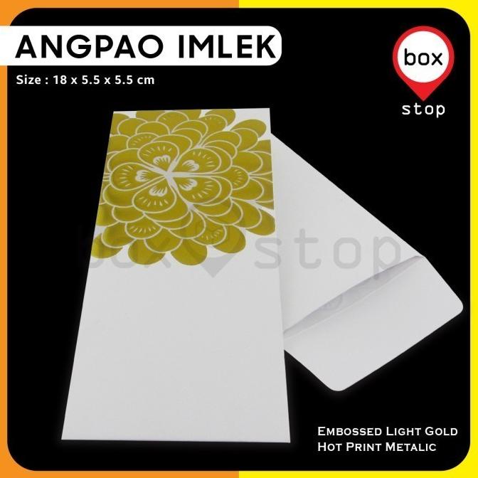 

[IMLEK] Angpau Merah - Angpao Imlek - Amplop Imlek | bunga Emas (6 pcs) TERLARIS