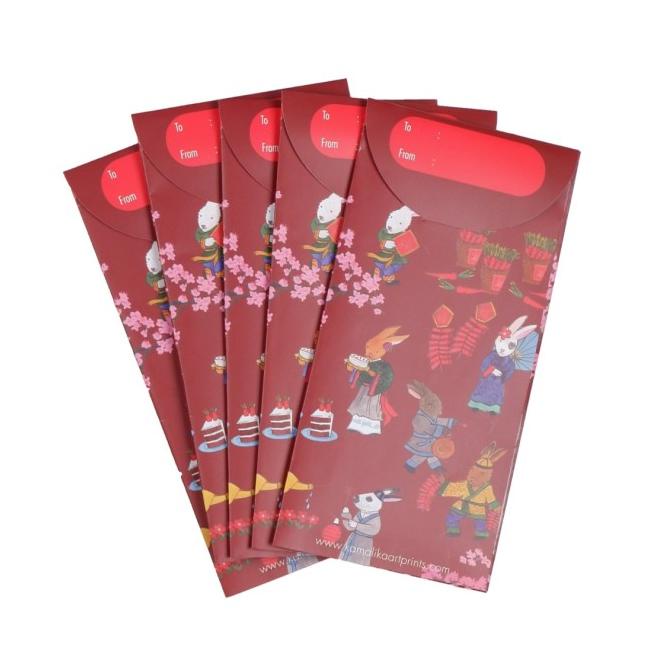 

[IMLEK] Amplop atau Angpau Angpao Imlek KUNG FU BUNNY Kamalika Artprints TERLARIS