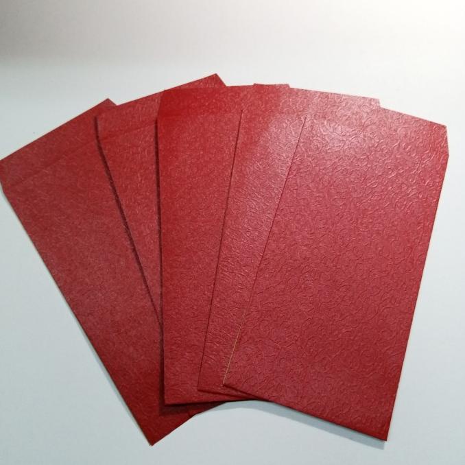 

[IMLEK] Amplop Merah Polos isi 10 / Angpao Merah Polos isi 10 (3) TERLARIS