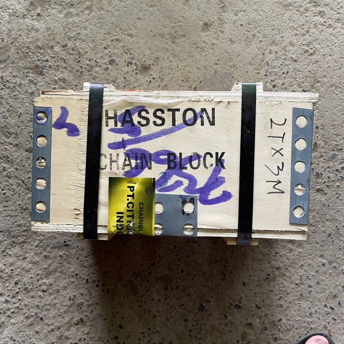 Hasston Chain Block 2 Ton x 3 Meter Prohex Takel 2 Ton X 3 Meter