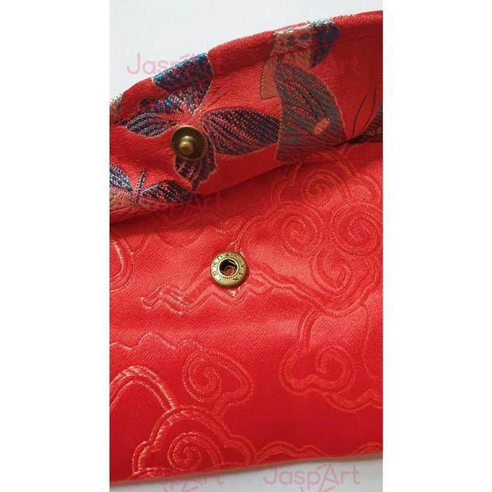 

New! Angpao Imlek Kain Premium Bentuk Dompet Angpao Sangjit Wedding Hongbao Limited