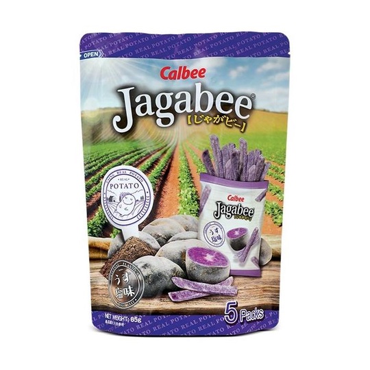 

NEW PRODUK CALBEE JAGABEE PURPLE POTATO STICK POUCH (PURPLE) !!!!!