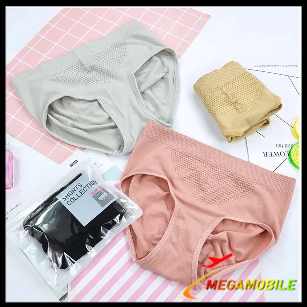 MM - Celana Dalam Wanita 6741 Kolor Wanita Simpel Motif Polos  Segitiga Pakaian Dalam Wanita