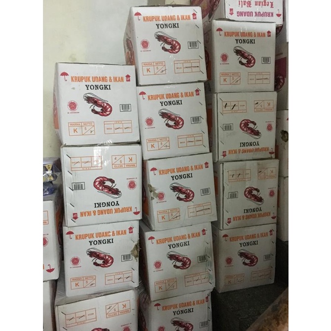 

BIG SALE KERUPUK UDANG & IKAN YONGKI MEDE 5KG / KRUPUK UDANG YONGKI MEDE !!!!!