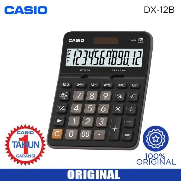 

KALKULATOR CASIO DX 12 B ORIGINAL TERBARU