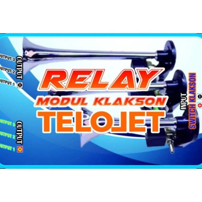 (RELAY)MODUL KLAKSON TELOLET PUTUS 3CORONG 12V/24V LIMITED STOCK