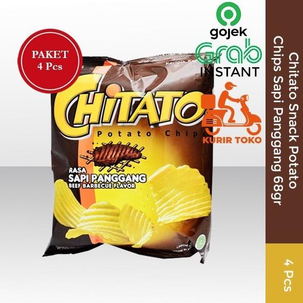 

BIG SALE CHITATO SNACK POTATO CHIPS SAPI PANGGANG 68GR PAKET 4 PCS !!!!!