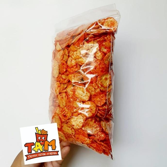 

BIG SALE OPAK MEDAN KERIPIK SINGKONG PEDAS MANIS 1 KG - TAM SNACK !!!!!