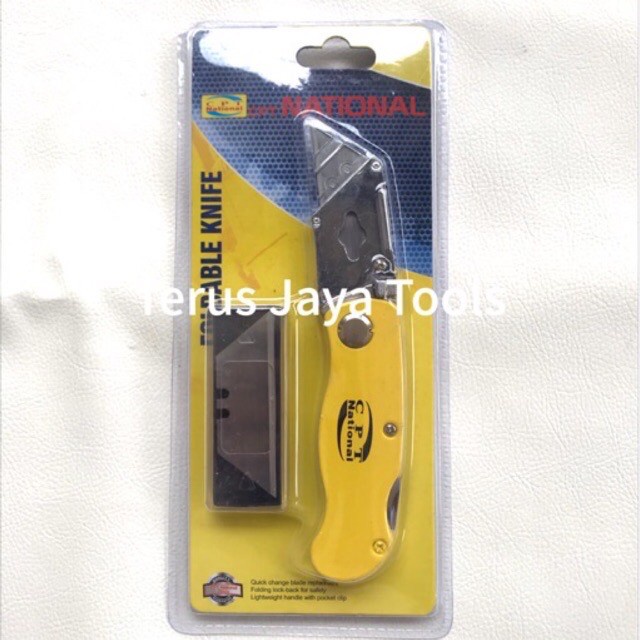 

Pisau Gypsum / Cutter Gypsum Cpt Nasional Fordale Knife / Cutter Lipat