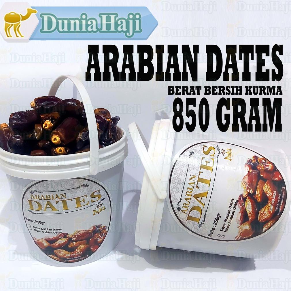 

Ready Kurma Arabian Dates Kemasan Ember 850GR Bukan Kurma Sukari Al-Qossim Al Qosim Al Qassim