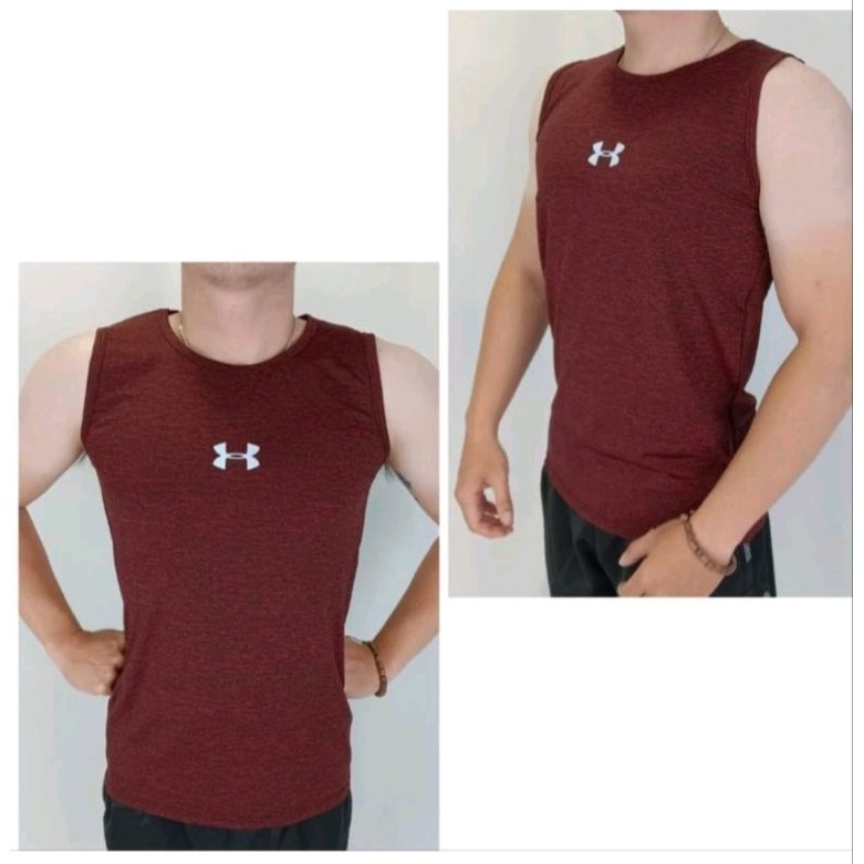 Singlet Tanktop Pria Olahraga Fitness Gym Sport