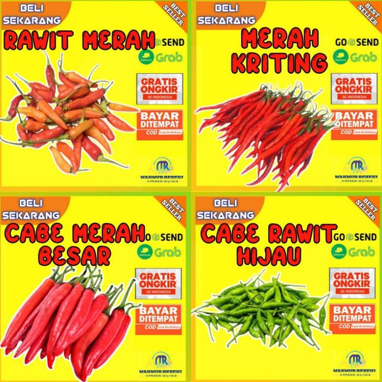 

Ready CABE RAWIT MERAH 100 GRAM / RAWIT HIJAU / CABE MERAH KERITING / CABE MERAH BESAR / CABE HIJAU BESAR / CABE HIJAU KERITING