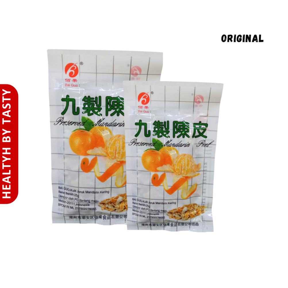 

WQ Manisan Kulit Jeruk Mandarin Preserved Mandarin Peel BPOM RI 25 g TERLARIS