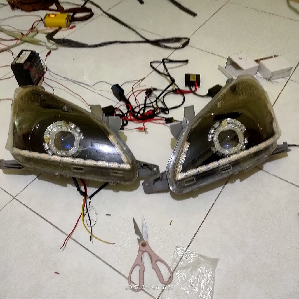 headlamp avanza new custom