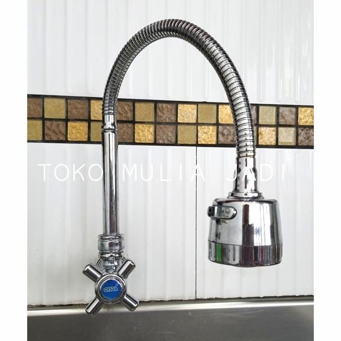 Kran angsa cuci piring fleksibel ONDA / keran air dapur V 688 CA bagus
