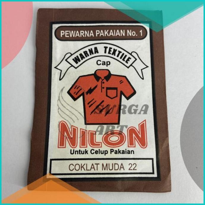 

WANTEX CAP NILON COKLAT MUDA 22 Pewarna Kain Pakaian Textil Permanen 1