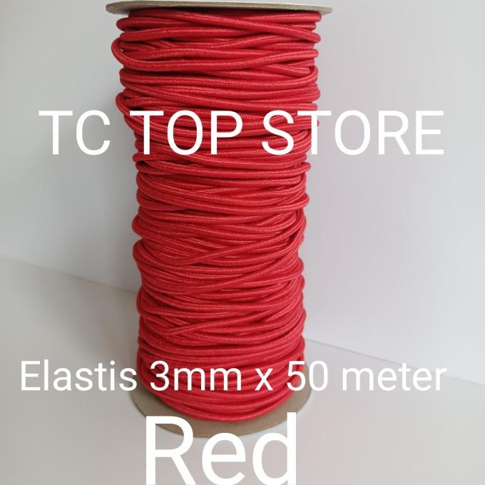

Tali Elastis 3Mm (50 Meter) / Tali Karet / Tali String