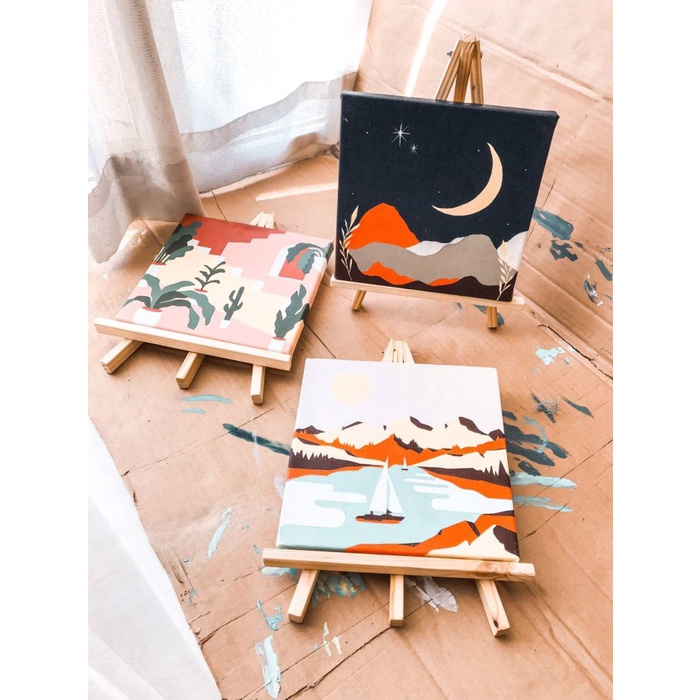 

PAINT BY NUMBER BENEVOLENT BYPAINTERS PAINTING KIT 20X20CM ORIGINAL TERBARU