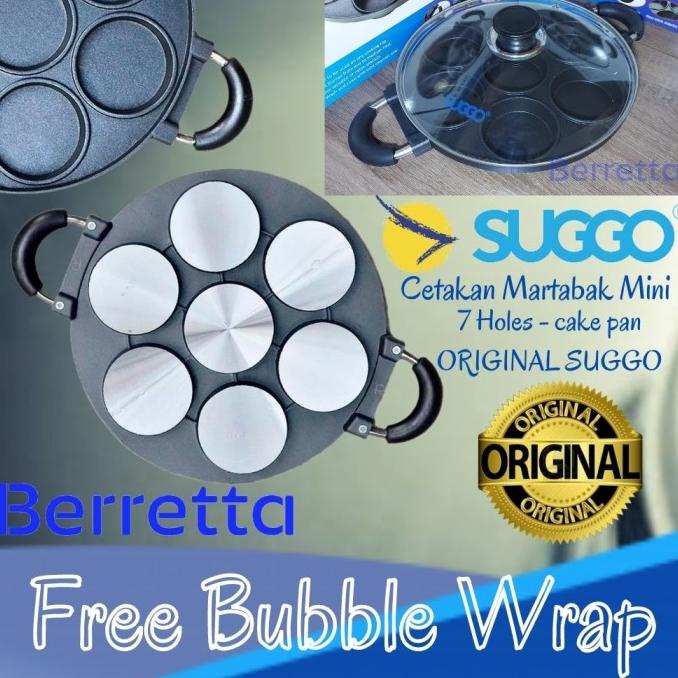 Cetakan Kue 7 Lubang Anti Lengket / cetakan kue lumpur / martabak mini