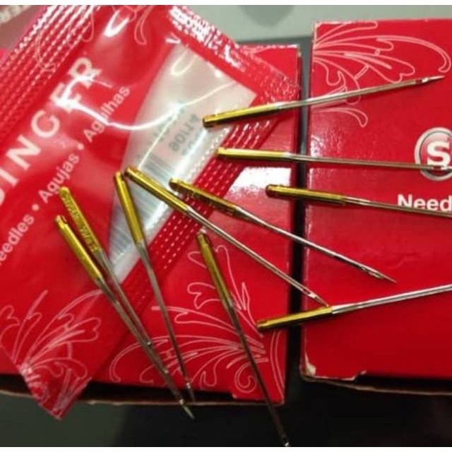 Jarum Singer Mesin Jahit Portable Utk Jht Bahan Kaos,Jersey,Spandek