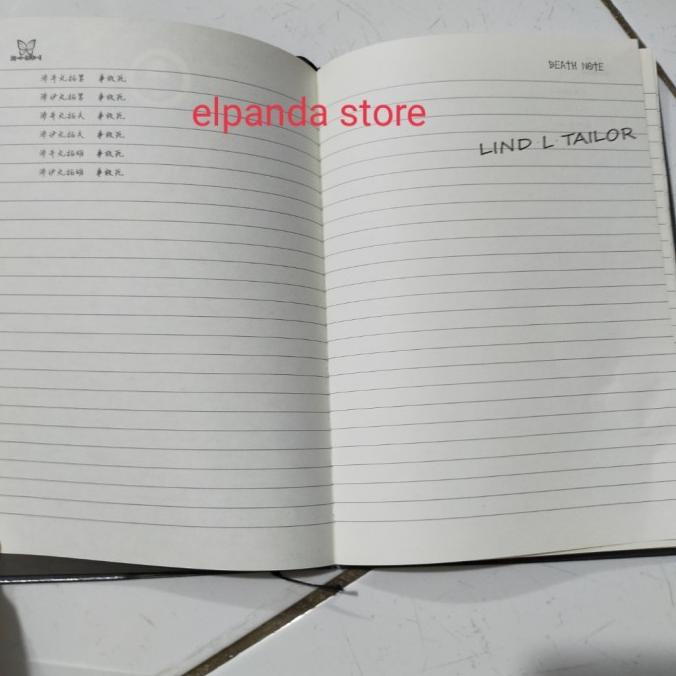 

Anime Death note book+ Free pulpen Bulu(Segel Tinta)