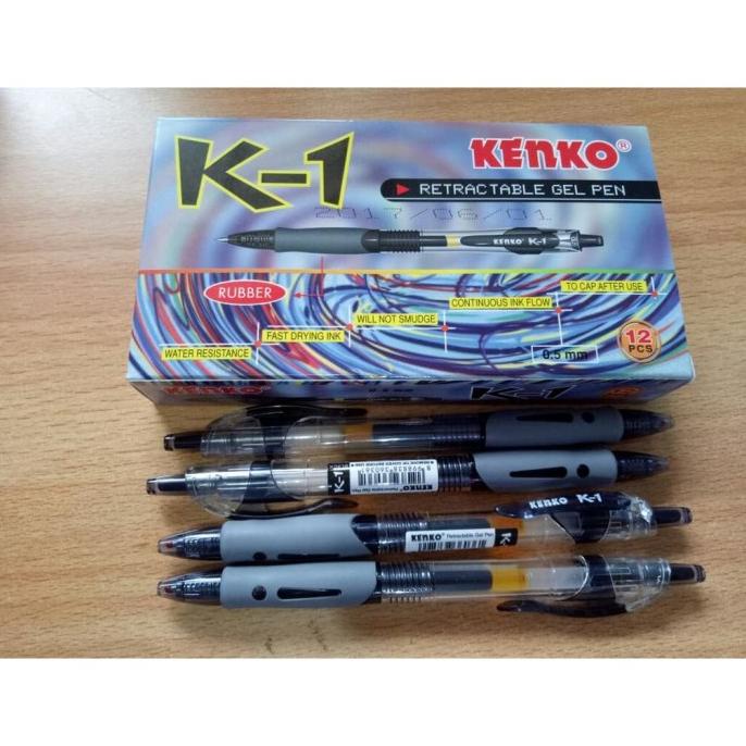 

Pulpen Kenko K1 (Hitam/Biru)(Lusin)