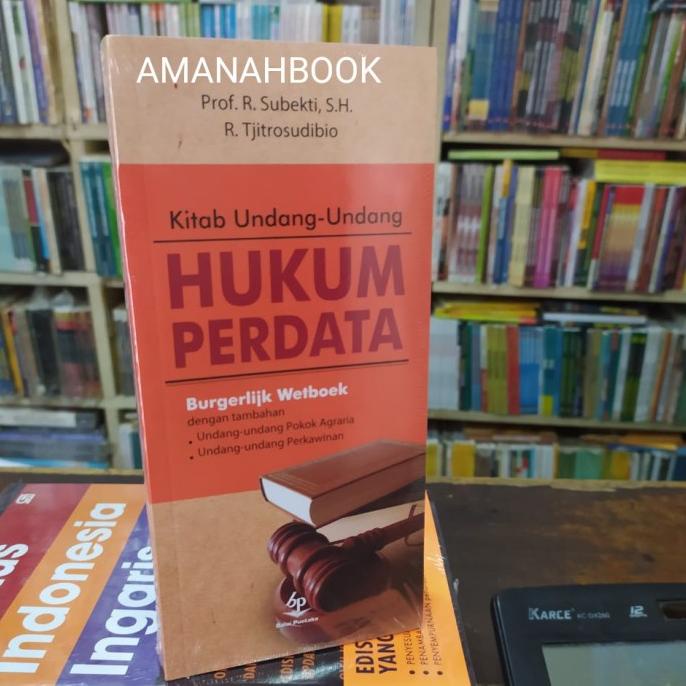 Kitab Undang Undang Hukum Perdata KUHP Burgerlijk - Subekti Original
