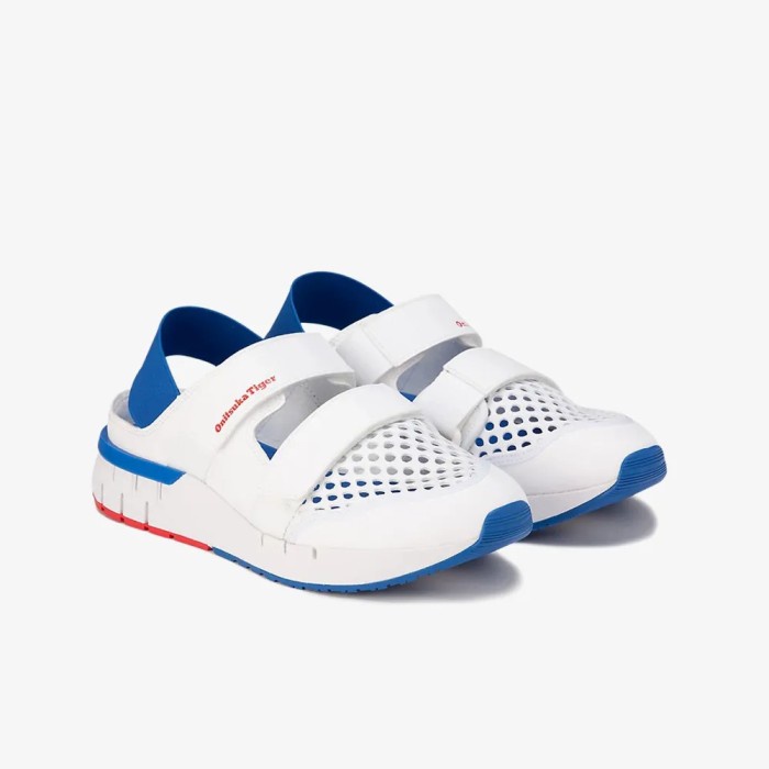 Onitsuka Tiger Rebilac Original Sepatu Sandal Wanita Leather - White