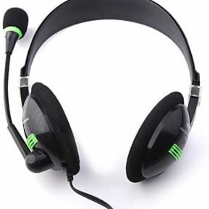 Headset Komputer 440 With Mic 3.5Mm Headphone Pc Headset Gaming