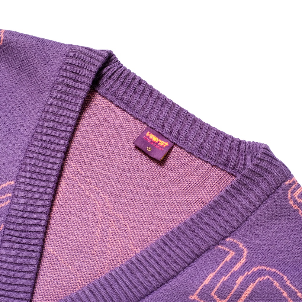 [AMAZED PEOPLE] Vearst TOC Cardigan Knitwear Rajut Claire Purple