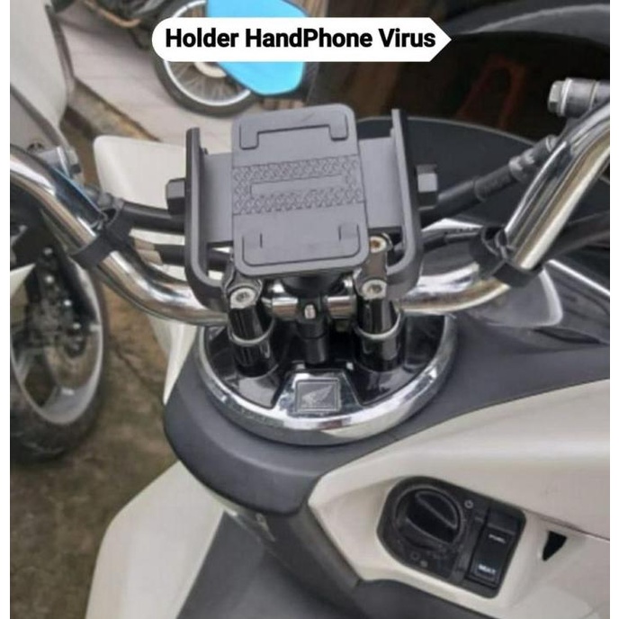 Holder Hp Motor Phone Holder Hp Motor Jepit Stang Virus